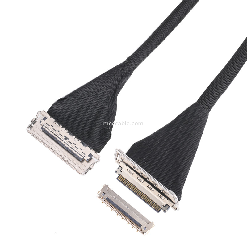 20679 0.4mm পিচ 20pin 30pin 40pin 50pin মাইক্রো কোএক্সিয়াল সংযোগকারী অনুভূমিক দিক