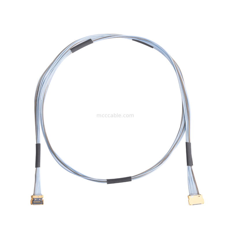 এলভিডিএস ক্যাবল 10P 0.35mm পিচ 20857-010T-01 তারের প্লাগ জন্য ক্যাবল সমাবেশ মাইক্রো coaxial ক্যাবল