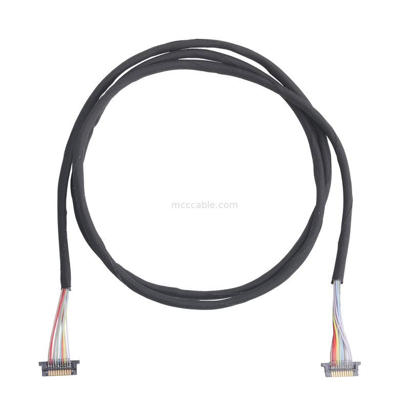 Lcd মনিটর DW-5 20598-010T-02 0.5 মিমি পিচ 10 পিনের জন্য Lvds কোক্সিয়াল কেবল সংযোগকারী