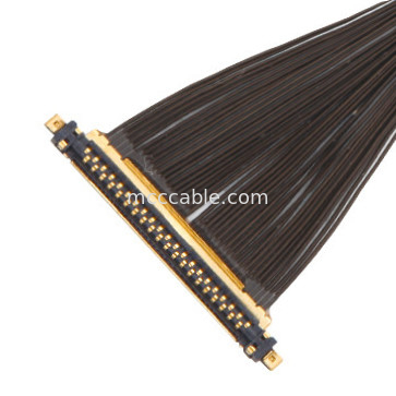 40P UL11130 46AWG মাইক্রো কোএক্সিয়াল ক্যাবল সমাবেশ 20531-040t-02 আইডিসি ফর্মিং OEM/ODM