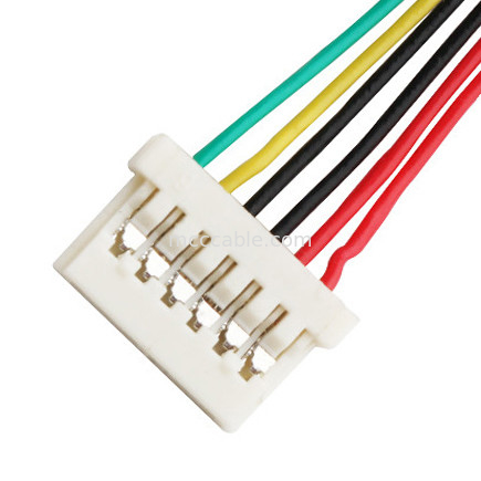 6DS 1.25mm পিচ  DF14 Lvds কেবল অ্যাসেম্বলি ক্রিম্পিং 6 পিন lvds ডিসপ্লে সংযোগকারী