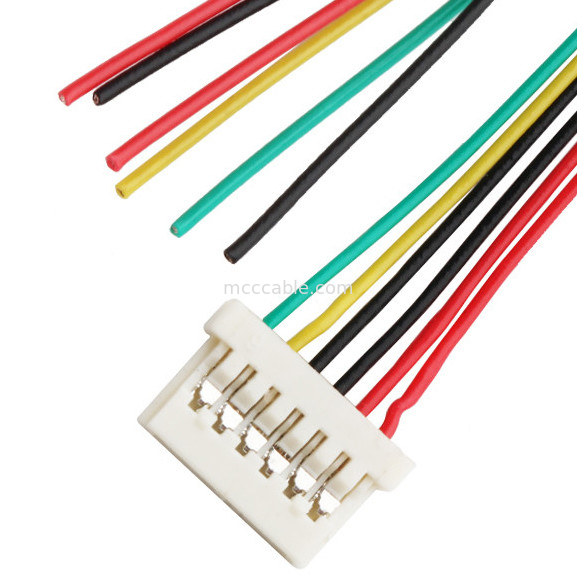 6DS 1.25mm পিচ  DF14 Lvds কেবল অ্যাসেম্বলি ক্রিম্পিং 6 পিন lvds ডিসপ্লে সংযোগকারী