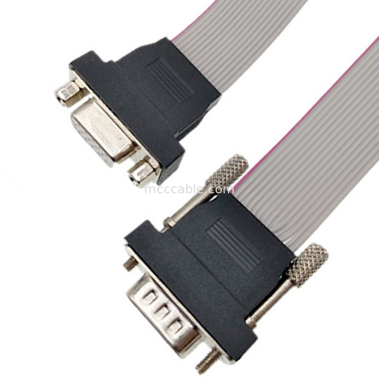VGA HDB15 পুরুষ থেকে মহিলা রিবন কেবল 15pin সংযোগকারী lvds প্রদর্শন সংযোগকারী