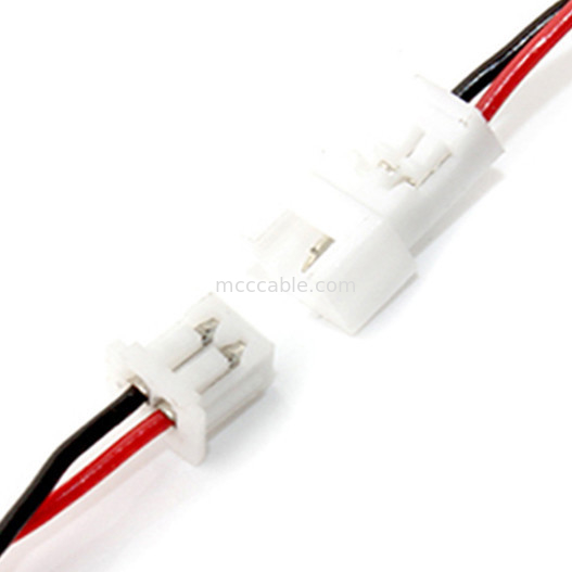 বৈদ্যুতিক সাইকেল lvds ডিসপ্লে সংযোগকারীর জন্য কাস্টম ওয়্যার হারনেস 2pin JST PH2.0