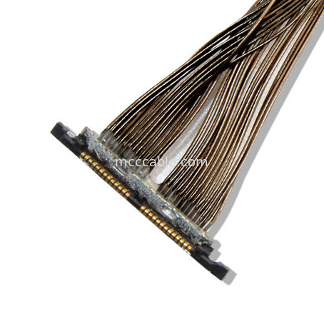 0.3mm মাইক্রো কোএক্সিয়াল ক্যাবল DF56 26P 0.3SD ড্রোন ক্যামেরা সংযোগকারী এবং যান্ত্রিক সংযোগের জন্য