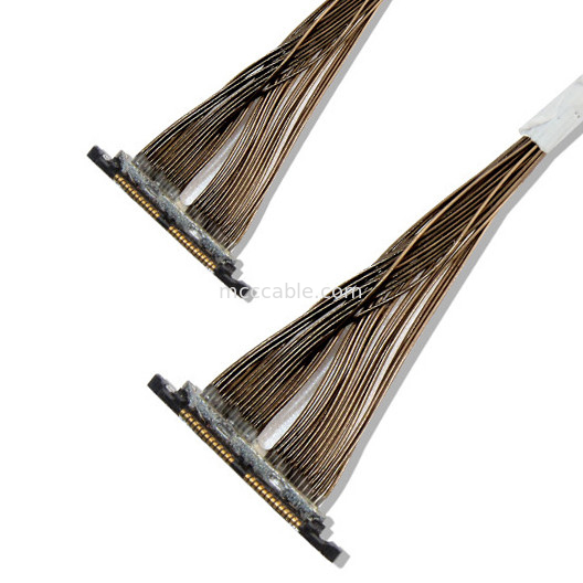 0.3mm মাইক্রো কোএক্সিয়াল ক্যাবল DF56 26P 0.3SD ড্রোন ক্যামেরা সংযোগকারী এবং যান্ত্রিক সংযোগের জন্য