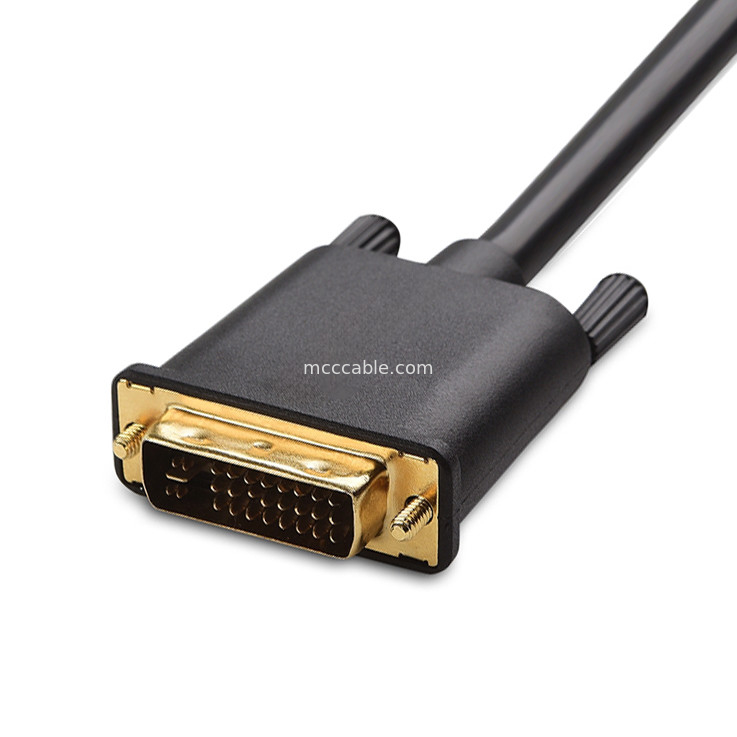 ROHS DVI-I 24+5 পিন টু ভিজিএ ক্যাবল এলভিডিএস এলসিডি সমাবেশ সংযোগকারী OEM / ODM