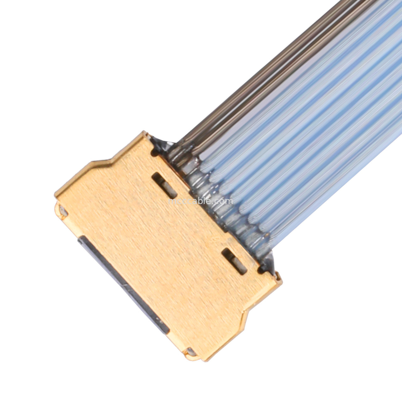 এলভিডিএস ক্যাবল 10P 0.35mm পিচ 20857-010T-01 তারের প্লাগ জন্য ক্যাবল সমাবেশ মাইক্রো coaxial ক্যাবল