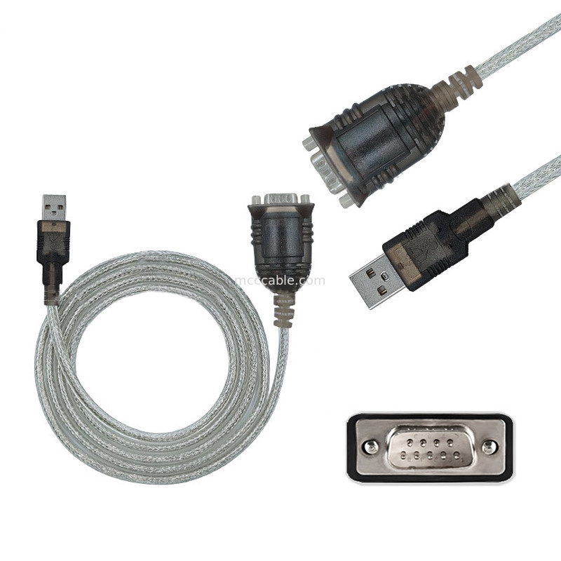 PL2303GT RS232 সিরিয়াল ক্যাবল usb থেকে DB9 পিন পুরুষ COM USB সিরিয়াল ক্যাবল OEM/ODM সমর্থন করে