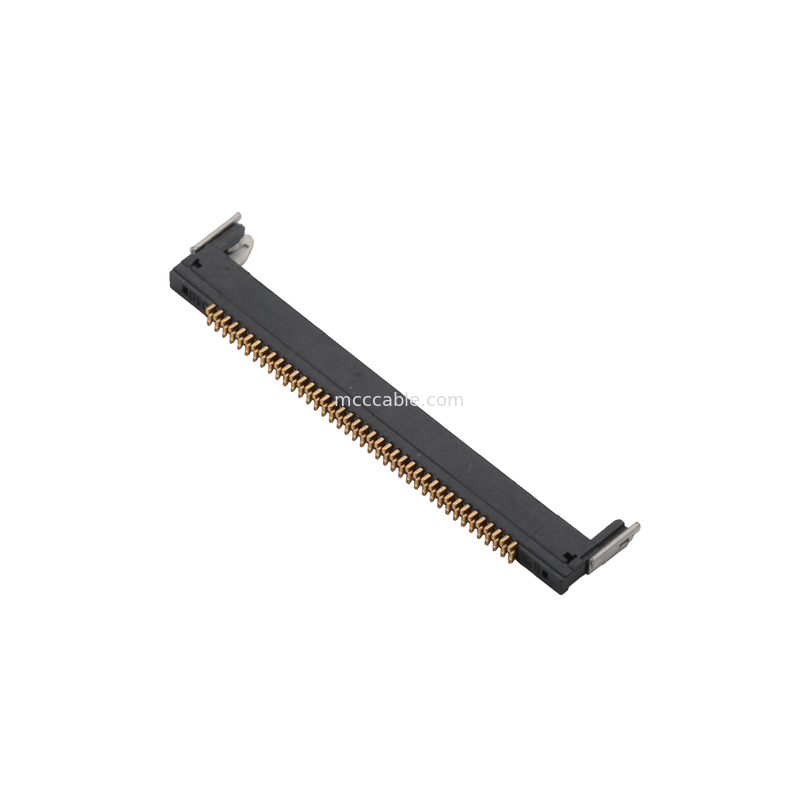 20347-340E-12R 0.4 মিমি পিচ অতি সূক্ষ্ম কোঅক্সিয়াল ক্যাবল সংযোগকারী মহিলা উচ্চ ডেটা রেট ট্রান্সফার