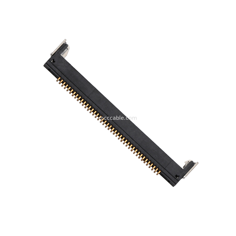 20347-340E-12R 0.4 মিমি পিচ অতি সূক্ষ্ম কোঅক্সিয়াল ক্যাবল সংযোগকারী মহিলা উচ্চ ডেটা রেট ট্রান্সফার
