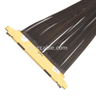 40P UL11130 46AWG মাইক্রো কোএক্সিয়াল ক্যাবল সমাবেশ 20531-040t-02 আইডিসি ফর্মিং OEM/ODM
