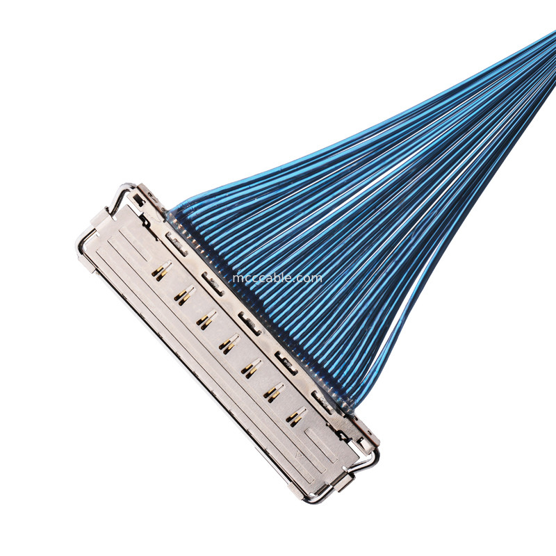 আইডিসি ক্যাবল 20679 20729 সিরিজ 20679-050T-01 50P 0.4 মিমি পিচ হরিয়েন্টাল পেয়ারিং মিনিয়েচার কোএক্সিয়াল ক্যাবল কাস্টমাইজ করুন
