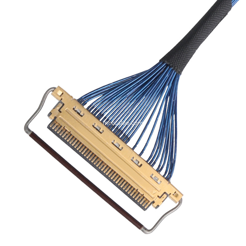 20453-240t-03 থেকে 20453-230t-03 30P 40P 0.5mm পিচ 36AWG Lvds ক্যাবল সমাবেশ