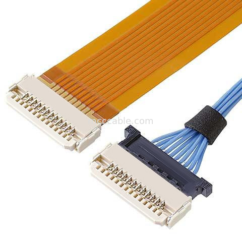 DW5 20597 20598-010T-02 010E-02 রিসেপ্ট্যাকল প্লাগ 10 পিন পার্টস মাইক্রো কোক্সিয়াল কেবল