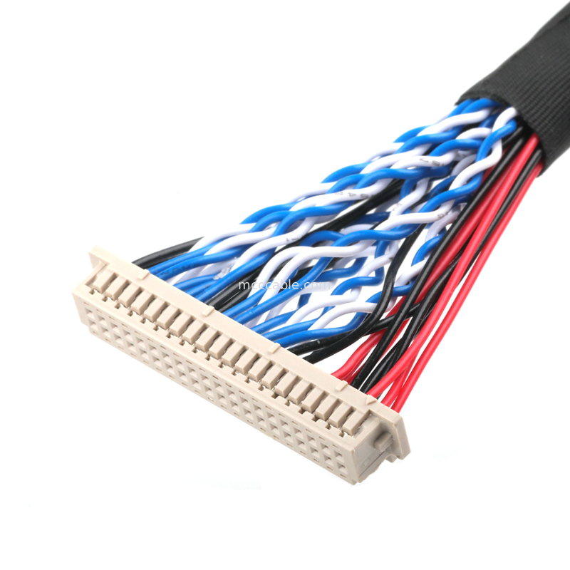 LVDS ক্যাবল DF13-4008-1.250 10 থেকে FI-X30HL এবং KW30-8P-10 800 ক্যাবল কোঅক্সিয়াল সংযোগকারী