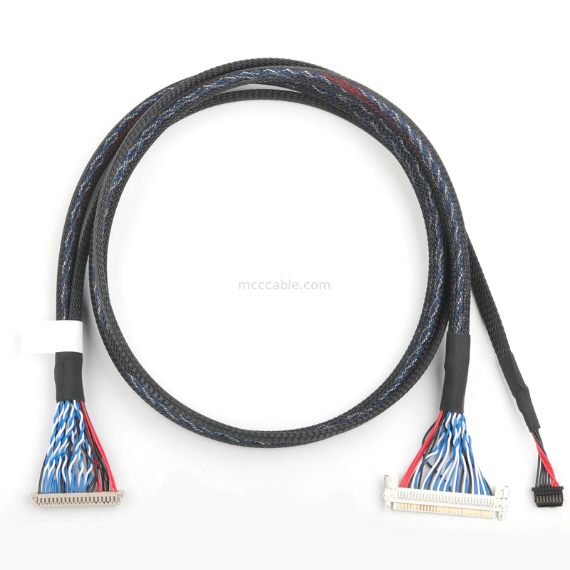 LVDS ক্যাবল DF13-4008-1.250 10 থেকে FI-X30HL এবং KW30-8P-10 800 ক্যাবল কোঅক্সিয়াল সংযোগকারী