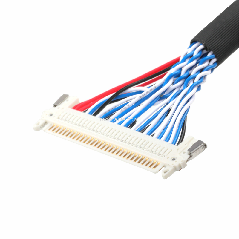 LVDS ক্যাবল DF13-4008-1.250 10 থেকে FI-X30HL এবং KW30-8P-10 800 ক্যাবল কোঅক্সিয়াল সংযোগকারী