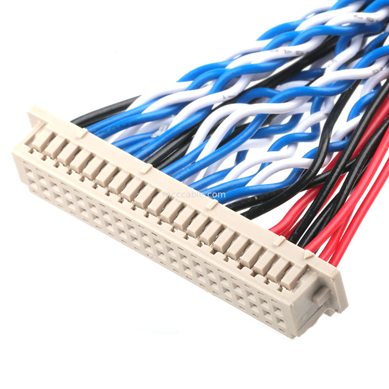 LVDS ক্যাবল DF13-4008-1.250 10 থেকে FI-X30HL এবং KW30-8P-10 800 ক্যাবল কোঅক্সিয়াল সংযোগকারী