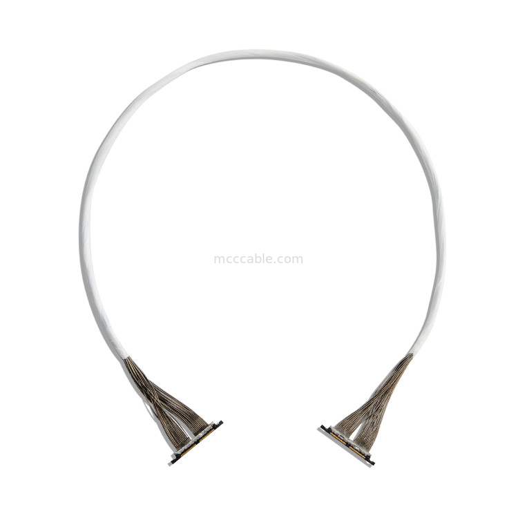0.3mm মাইক্রো কোএক্সিয়াল ক্যাবল DF56 26P 0.3SD ড্রোন ক্যামেরা সংযোগকারী এবং যান্ত্রিক সংযোগের জন্য