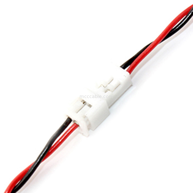 বৈদ্যুতিক সাইকেল lvds ডিসপ্লে সংযোগকারীর জন্য কাস্টম ওয়্যার হারনেস 2pin JST PH2.0