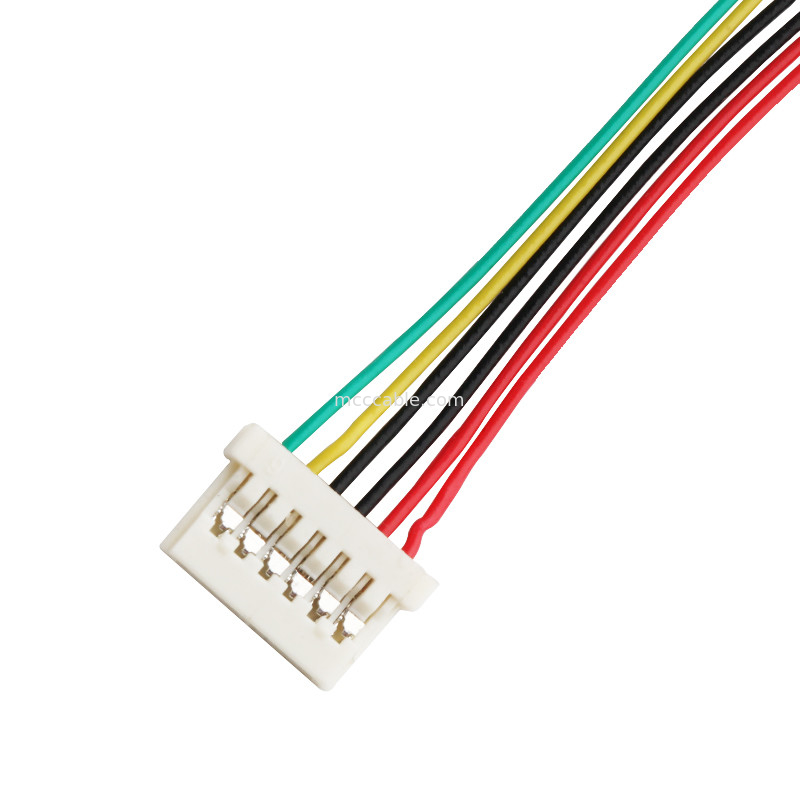 6DS 1.25mm পিচ  DF14 Lvds কেবল অ্যাসেম্বলি ক্রিম্পিং 6 পিন lvds ডিসপ্লে সংযোগকারী