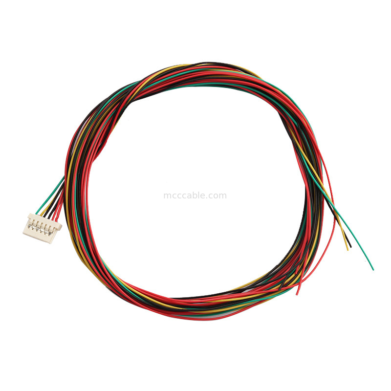 6DS 1.25mm পিচ  DF14 Lvds কেবল অ্যাসেম্বলি ক্রিম্পিং 6 পিন lvds ডিসপ্লে সংযোগকারী