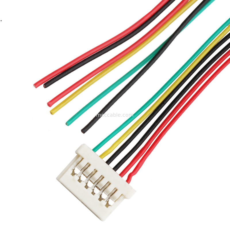 6DS 1.25mm পিচ  DF14 Lvds কেবল অ্যাসেম্বলি ক্রিম্পিং 6 পিন lvds ডিসপ্লে সংযোগকারী