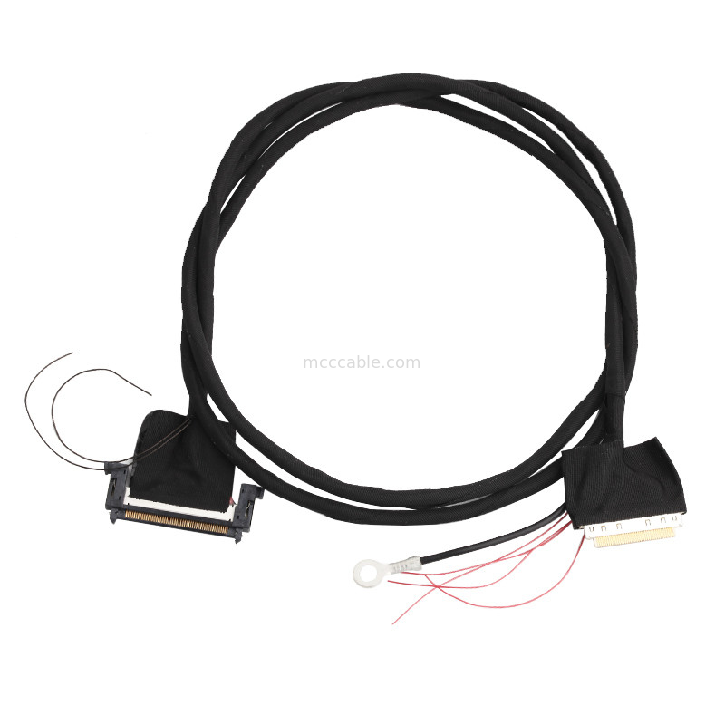 32AWG LVDS ক্যাবল সমাবেশ 40 পিন 88441-40 থেকে 50 পিন JAE F1-RE51HL