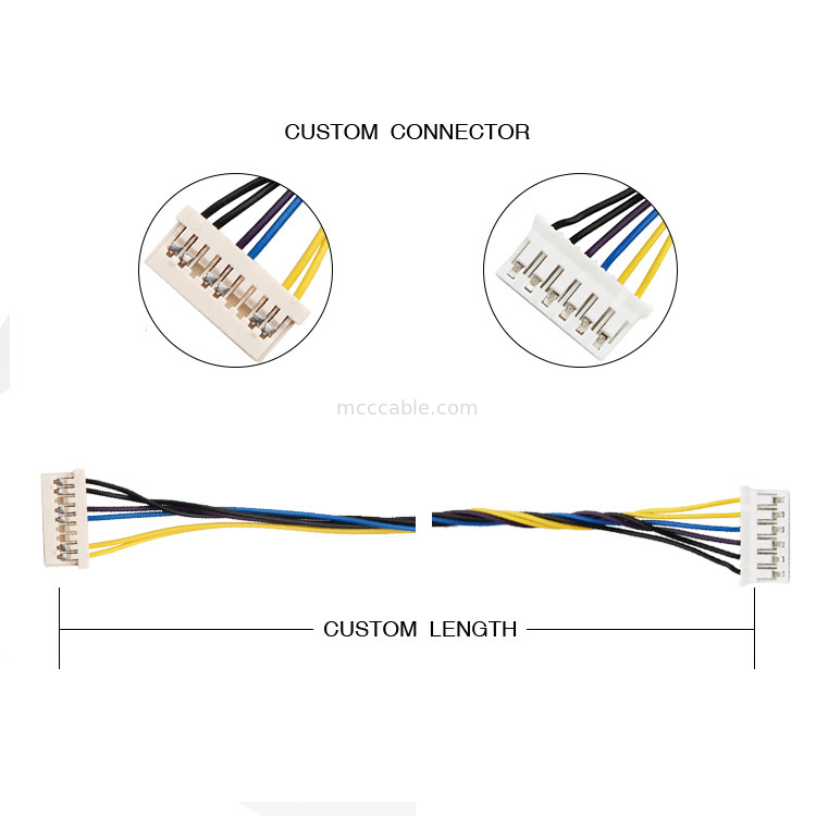 9 পিন তারের জোতা সমাবেশ Df14-9s-1.25c থেকে Jst 6 পিন Phr-6 26awg