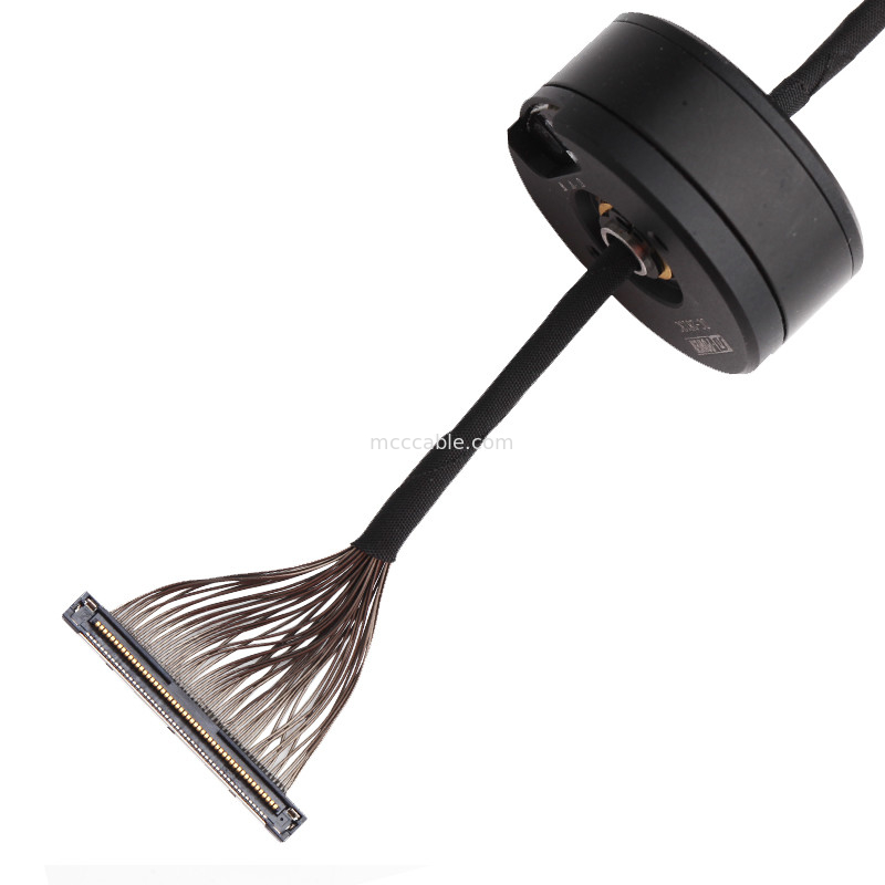 DF36C-50P-0.4SD থেকে DC-2813C Lvds Edp Cable Assembly 46AWG for Gimbal