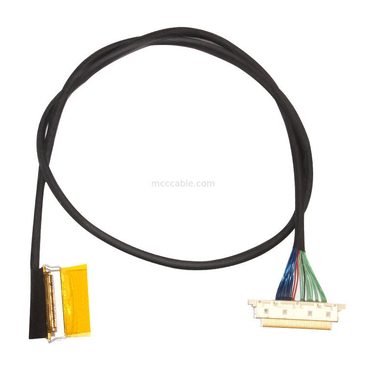 মেডিকেল এলসিডি মনিটরের জন্য ACES 50204-040 MCC LVDS Wire Assembly ISO13485
