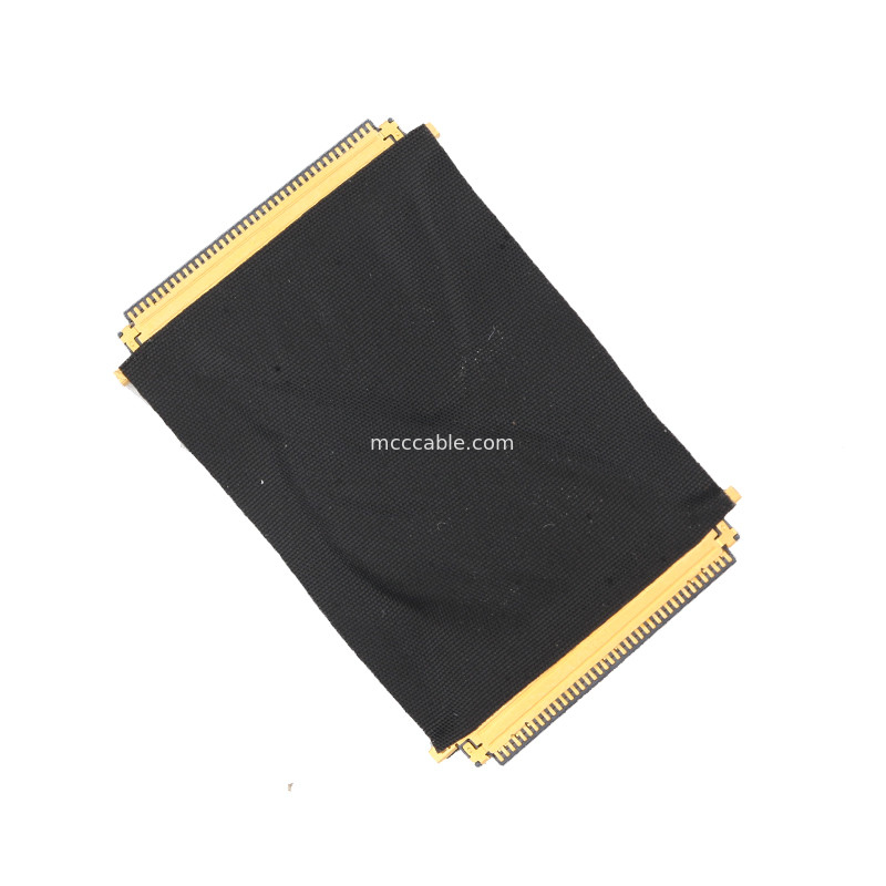 দৈর্ঘ্য 50mm JAE HD1P040-CSH2 HD1P040MA1 LCD LVDS EDP কেবল lvds 40 পিন সংযোগকারী কেবল