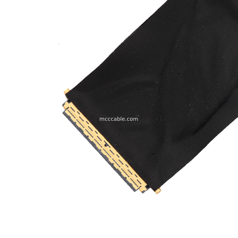 দৈর্ঘ্য 50mm JAE HD1P040-CSH2 HD1P040MA1 LCD LVDS EDP কেবল lvds 40 পিন সংযোগকারী কেবল