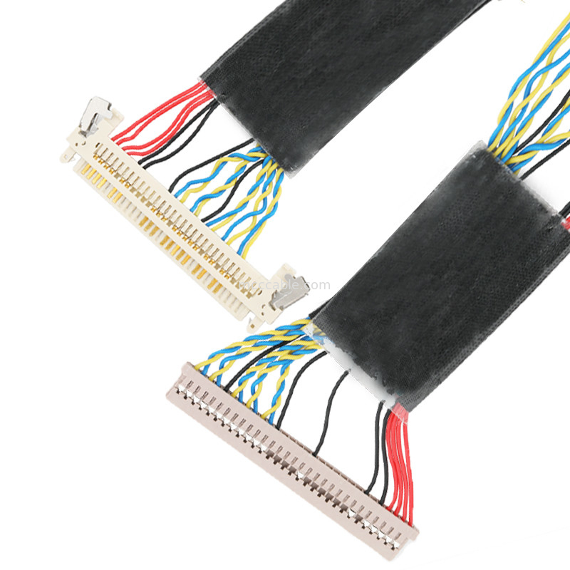 Df14-30s-1.25c 30pin থেকে Jae Fi-X30 30pin Lvds Edp কেবল সমাবেশ