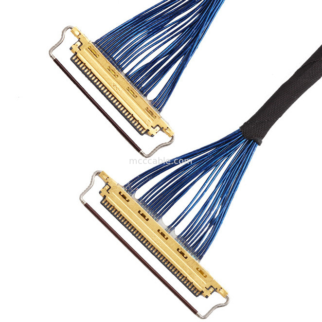 44AWG এসজিসি এলভিডিএস ইডিপি কেবল আইপেক্স 0.5 মিমি পিচ 20453-330t-13 থেকে 20453-340t-13