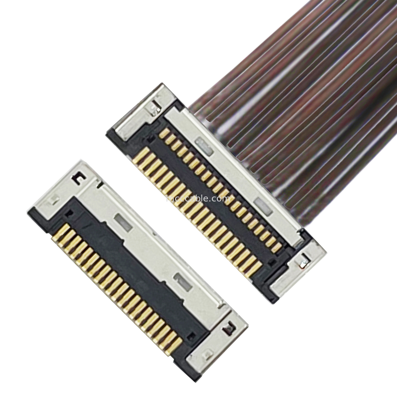 DF49-20P-SHL এইচআরএস মাইক্রো কোঅক্সিয়াল ক্যাবল সমাবেশ DF49-20P 0.4SD অত্যন্ত সূক্ষ্ম কোঅক্সিয়াল হার্নস