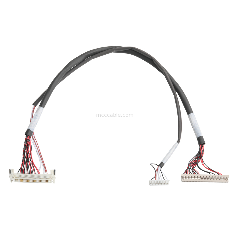 অটোমোবাইল অ্যাপ্লিকেশন JAE FI-X30HL 30P থেকে DF14-30P এবং MOLEX 51021-1200 12Pin সমন্বিত ক্যাবল সংযোগকারী OEM/ODM