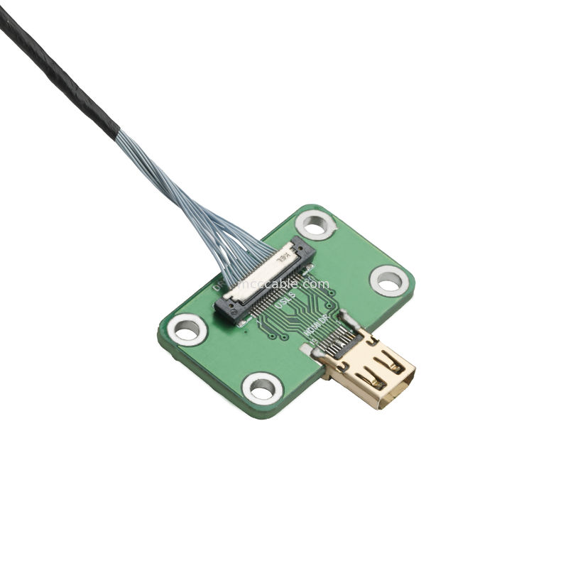 কেইএল সংযোগকারী সমাক্ষ HDMI2.0 অ্যাডাপ্টার ড্রোন 4K এইচডি লাইন স্থিতিস্থাপক বেতার চিত্র সংক্রমণ