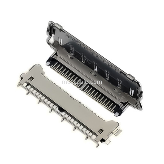 lvds সংযোগকারী প্রকার 40 পিন lvds সংযোগকারী 20977-040T 040E 01 অনুভূমিক মিলনের প্রকার মাইক্রো-কোঅক্সিয়াল সংযোগকারী