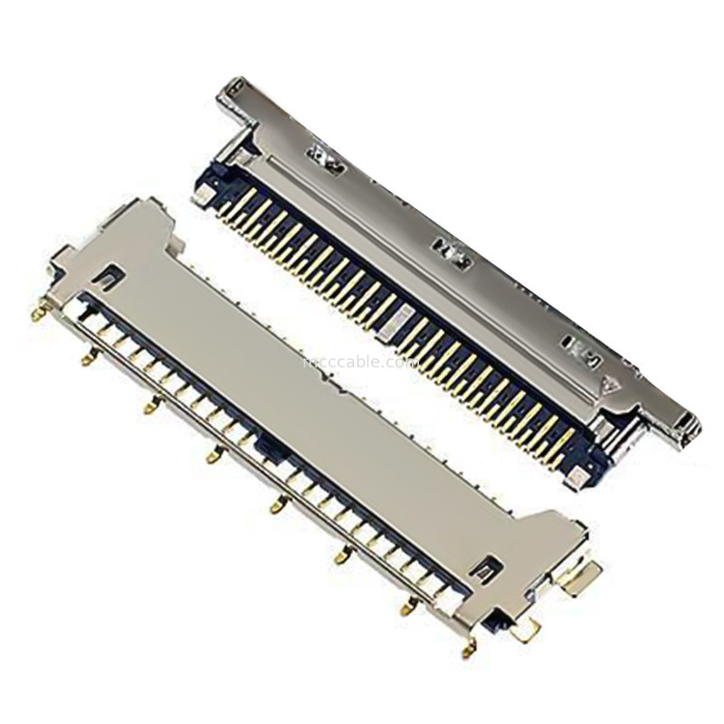 lvds সংযোগকারী প্রকার 40 পিন lvds সংযোগকারী 20977-040T 040E 01 অনুভূমিক মিলনের প্রকার মাইক্রো-কোঅক্সিয়াল সংযোগকারী