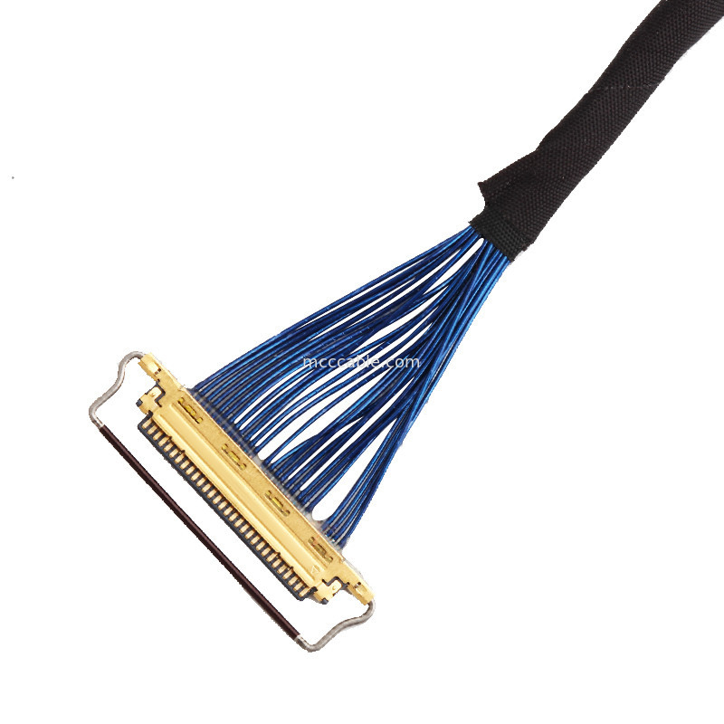44AWG এসজিসি এলভিডিএস ইডিপি কেবল আইপেক্স 0.5 মিমি পিচ 20453-330t-13 থেকে 20453-340t-13