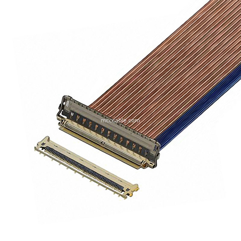 60P EDP ক্যাবল 20790-060E-02 0.4mm পিচ অনুভূমিক জোড়া টাইপ মাইক্রো-কোক্সিয়াল সংযোগকারী