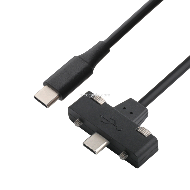 ইউএসবি সি থেকে ইউএসবি সি ক্যাবল, উচ্চ গতির 40Gbps ট্রান্সফার, 100W পিডি চার্জিং, সুরক্ষিত