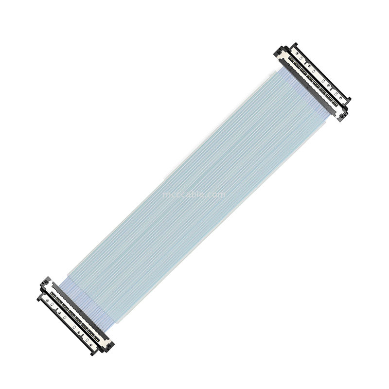 ইউএসএল২০-৩০এসএস-০৪০বিএইচ ০.৪ মিমি মাইক্রো কোএক্স ক্যাবল ৫৬জিবিপিএস পিএএম৪ এআই অ্যাক্সিলারেটর বোর্ডের জন্য অপ্টিমাইজড