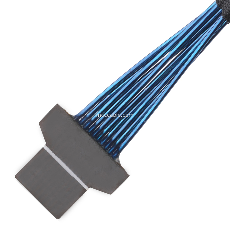 36AWG মাইক্রো কোএক্সিয়াল কেবল – 50Ω ইম্পিডেন্স – FPC 10-পিন থেকে FPC 10-পিন – UL1354