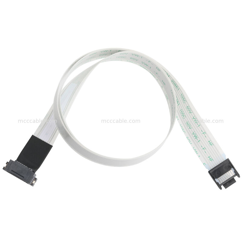 1.0mm Pitch FFC Cable Assembly - 8 Conductor -VW-1 Flame Retardant - 105°C Rated