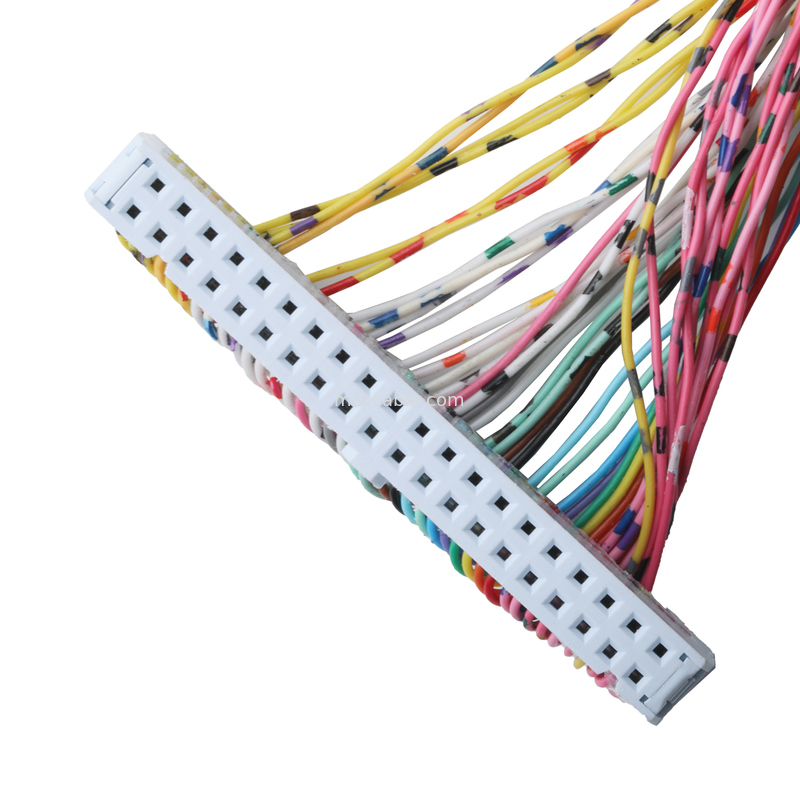 40-পিন আইডি সি রিবন কেবল হারনেস - 28AWG 0.05মিমি পিচ - 40-কন্ডাক্টর ফ্ল্যাট তার