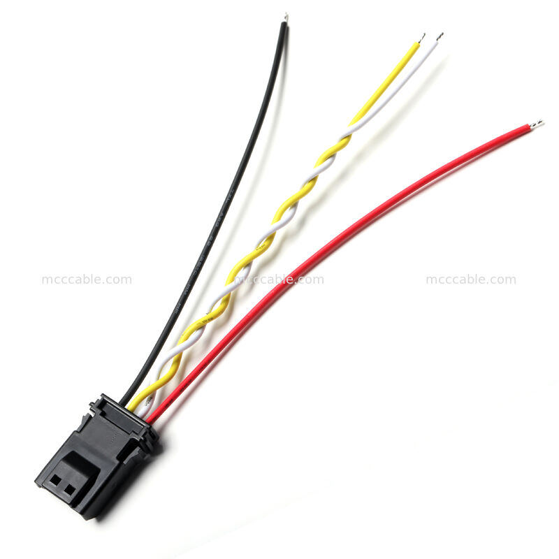 ECON25 4-পিন ওয়্যার হারনেস সমাবেশ, 2.5mm পিচ TXL 22AWG Twisted Pair ক্যাবল