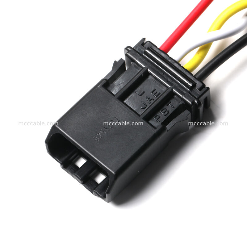 ECON25 4-পিন ওয়্যার হারনেস সমাবেশ, 2.5mm পিচ TXL 22AWG Twisted Pair ক্যাবল